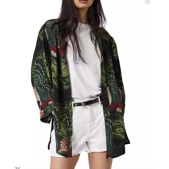 All Saints Multicolor Kimono Jacket - Picture 1 of 10
